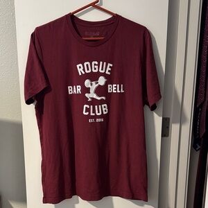 Rogue Men's Red Barbell Club Tee